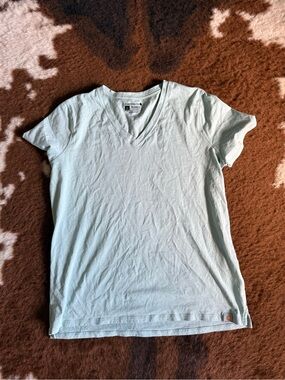 Carhartt Women's Pale Mint V-Neck Tee